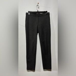 Theory Charcoal Pull On Stretch Grey Dress‎ Pants Women's Size 4 Inseam 26”